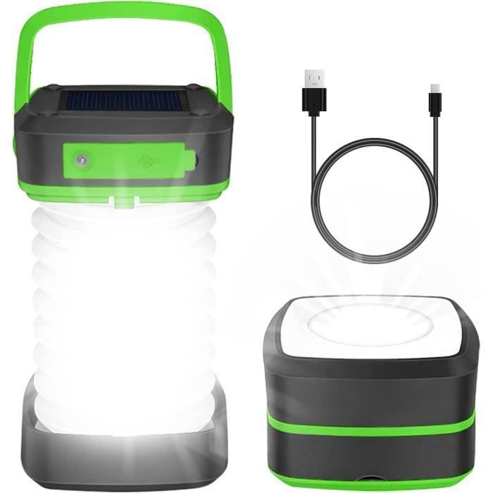 Lampe De Camping Solaire Pliable – Rechargeable, 3 Modes, étanche IP44 – Parfaite Rando, Pêche, Urgence - 9