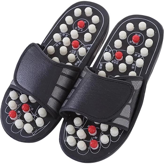 Pantoufles de massage des pieds d'acupression - Sandales de massage