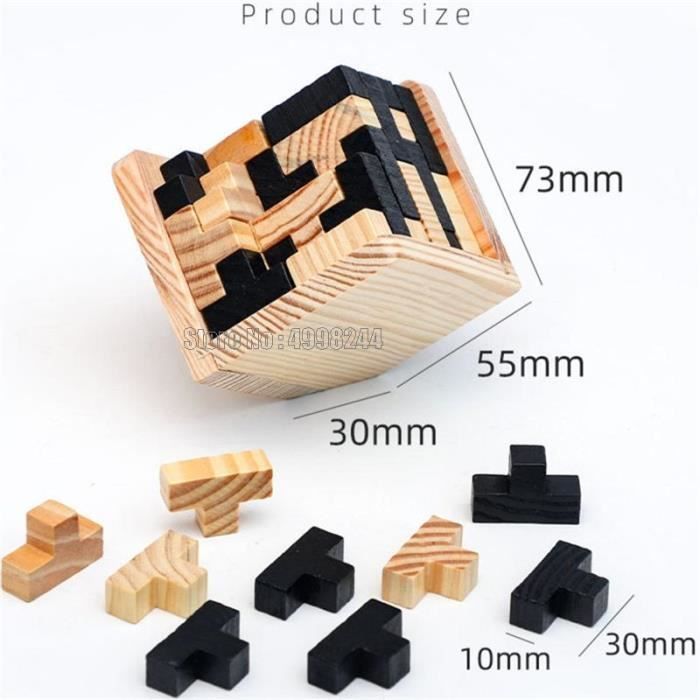 Faburo 10PCS Puzzle Würfel Mitgebsel Montage Luban Cube Blocks Würfel Faburo 10PCS Puzzle Würfel Mitgebsel Montage Luban Cube Blocks Würfel