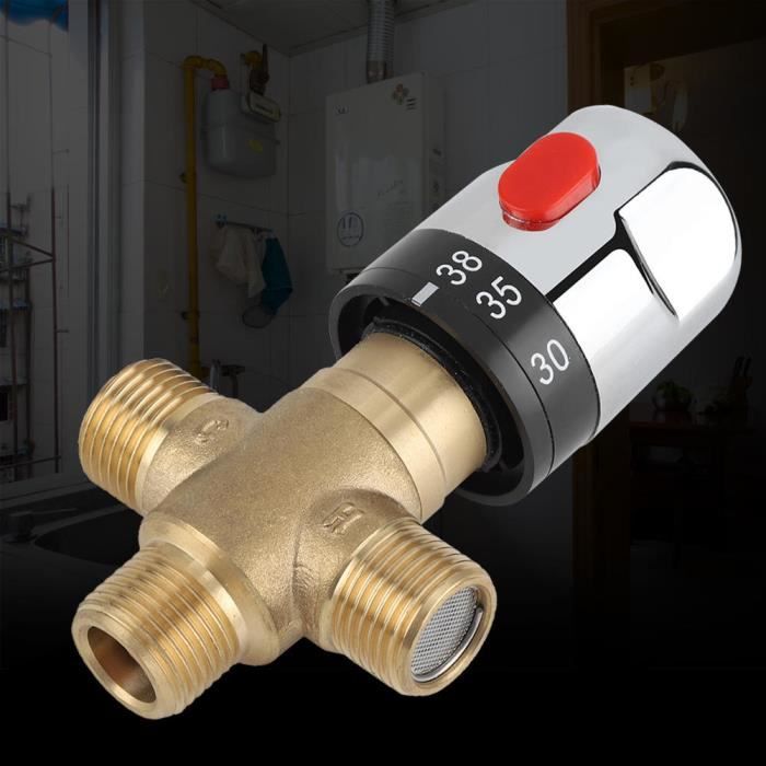 Vanne 3 Voies En Laiton - Filetage Interne DN15, Pression 1.6 MPa, Pour Eau/Huile/Gaz - 2