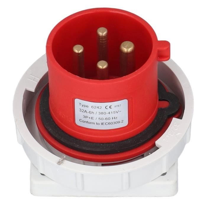 Connecteur Aviation étanche IP67 Eonvic XHE28 - 7 Broches, 25A 380V - Pour Camping-car, éclairage LED, Industriel - 2