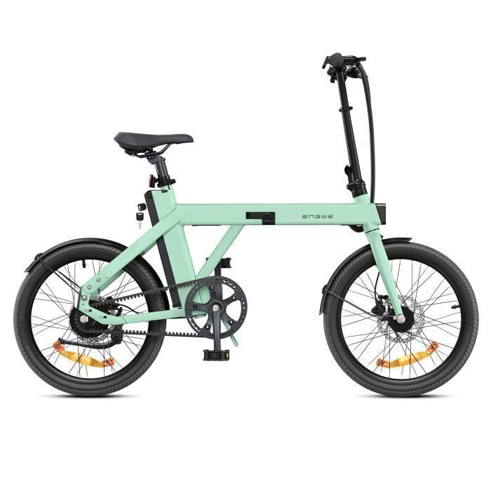 velo electrique pliable adulte ENGWE P20 20 pouces Vélos de Ville Autonomie 100km Moteur 250W 25KM/H Batterie 36V9.6Ah Vert