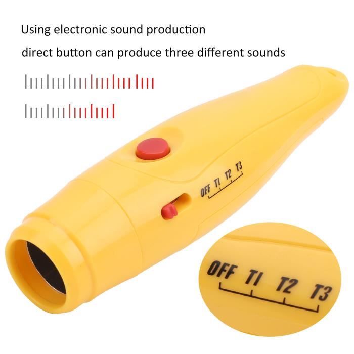 Sifflet électronique SPORWAY – 3 Tonalités, 4 Volumes (max 130 DB), Rechargeable USB-C, Lampe Torche, Pour Arbitre, Entraîneur, Camping, Animal