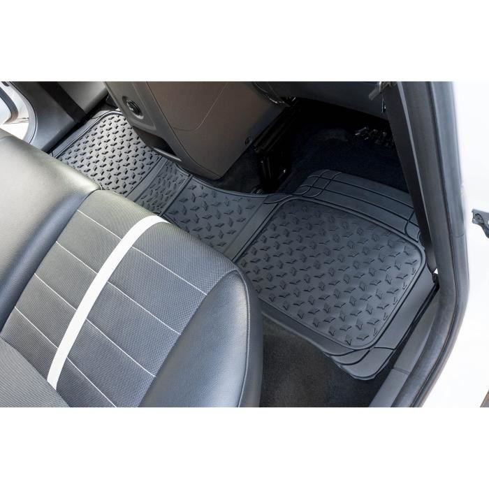 Tapis De Sol - Voiture-Auto - 4 Pièces : Avant + Arrière - Caoutchouc -  Universel -Découpable - Cdiscount Auto