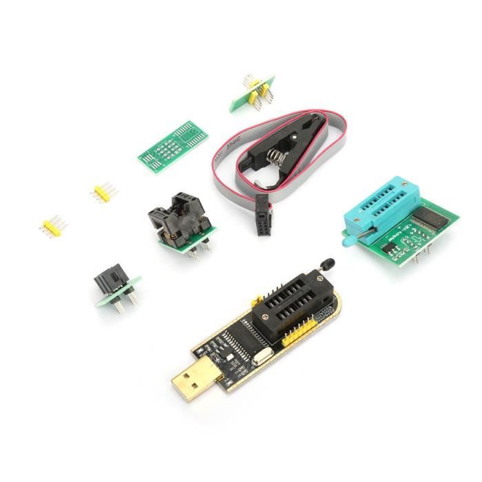 Lot De 3 Adaptateurs SOP8 Vers DIP8 - Conversion De Prise Pour Tests De Puce Électronique