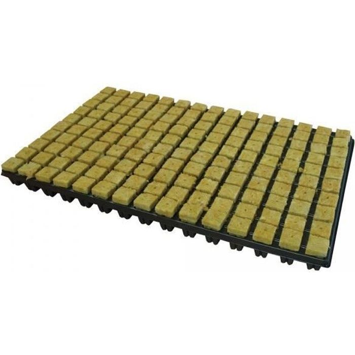 Lot De 28 Cubes De Laine De Roche 4x4x4 Cm - Tapis De Culture Hydroponique Pour Semis Et Boutures