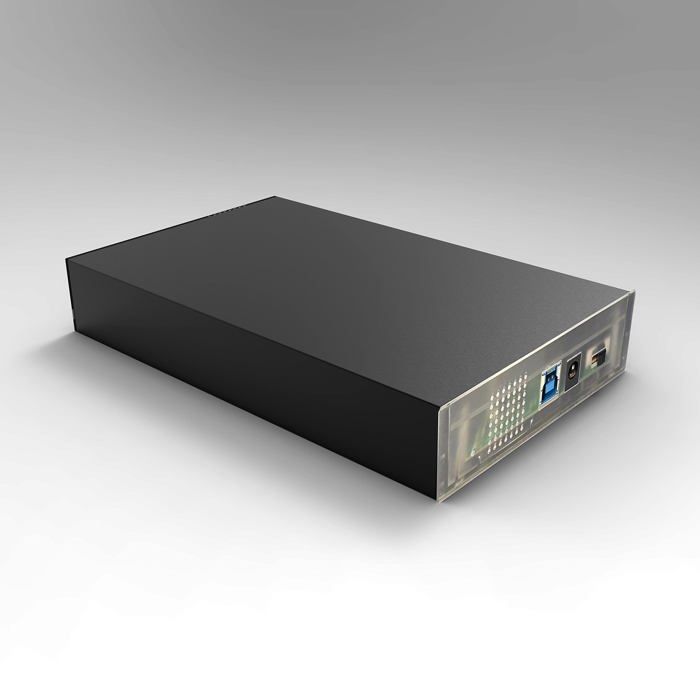Boitier externe HEDEN 3.5 pr 3.5 HDDSATA jusqu'à 16 To USB3.0 boitier en alliage d'alu Neuf - vue 4