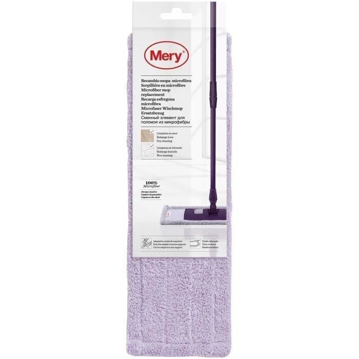 MERY - Recharge pour balai microfibre serpillère