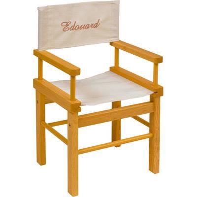 chaise metteur en scène - moulin roty - bois - enfant - blanc