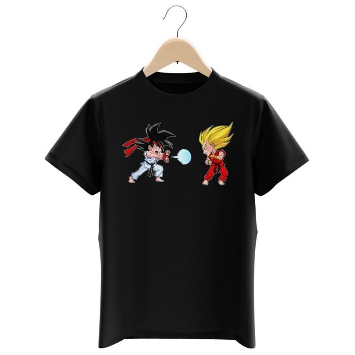T-Shirt Enfant Dragon Ball Super Vegeta Super Saiyan Cheveux Blond