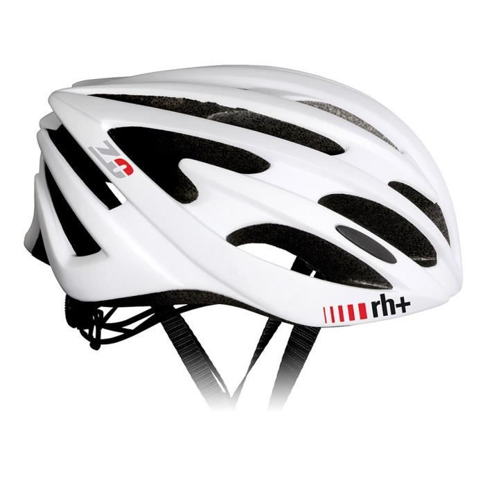 Casque de vélo Rh+ Z Zero - Blanc - Réglable en hauteur et circonférence - Léger et résistant