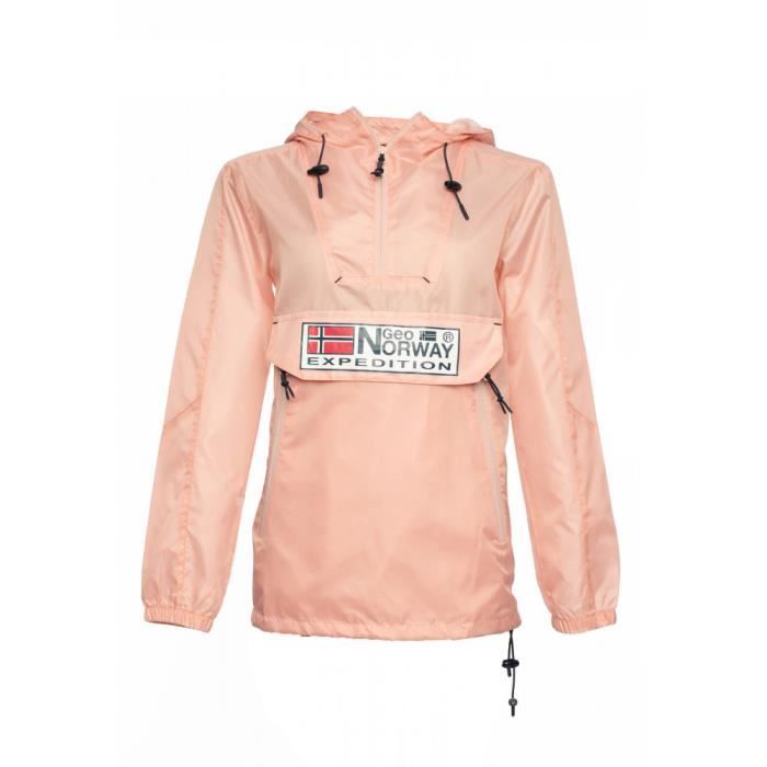 GEOGRAPHICAL NORWAY Coupe-vent GNCHOUPAW Rose poudre - Femme