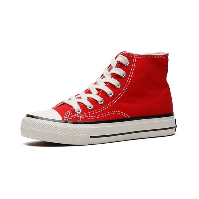 converse montante blanches