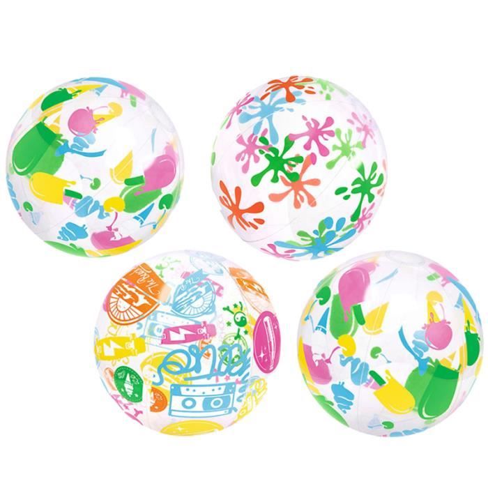 JOCXZI – Ballon De Plage Arc-en-ciel – 9 Pouces – PVC – Enfants Et Adultes – Intérieur/extérieur