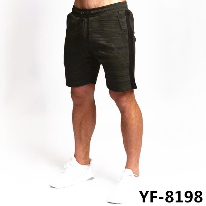 Short De Musculation Pour Homme – Séchage Rapide, Poches, Cordon De Serrage, Taille Regular