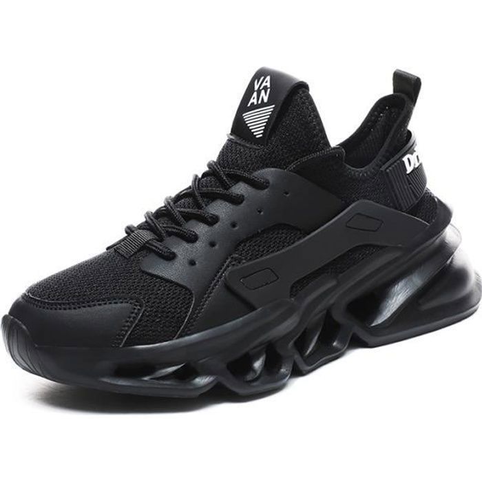 Chaussures Homme Basket Homme Chaussure en maille respirante Le noir Cdiscount Chaussures