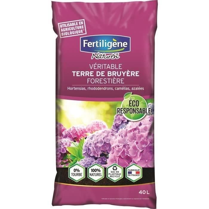 FERTILIGENE Véritable terre de bruyère forestière Naturen - 40 L