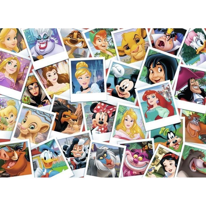 Puzzle 100 pièces Disney - NATHAN - La grande famille - Dessins animés et BD - 36x26 cm