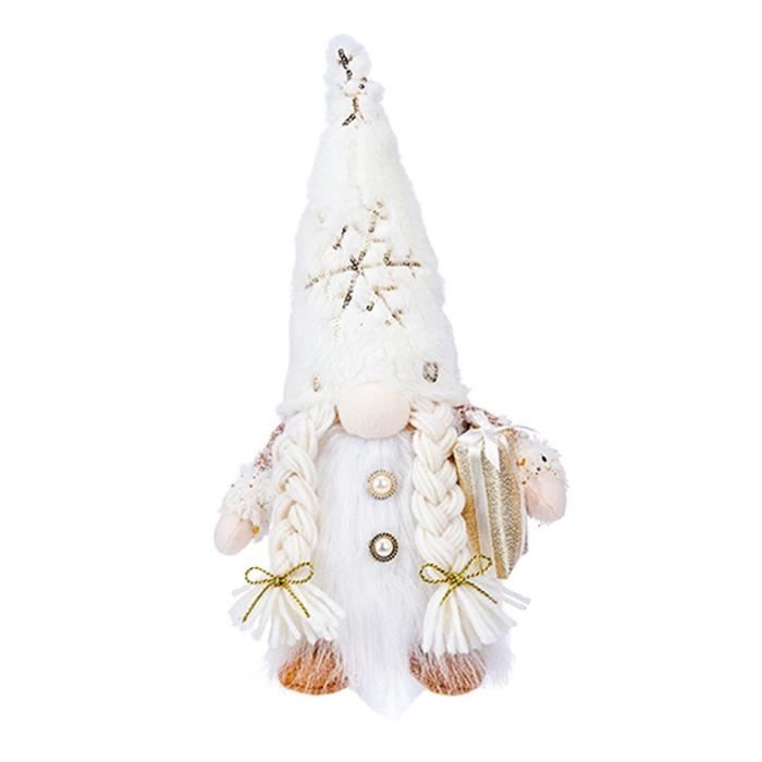 Lot de 2 décorations de Noël, renne lumineux avec 210 LED, lumière