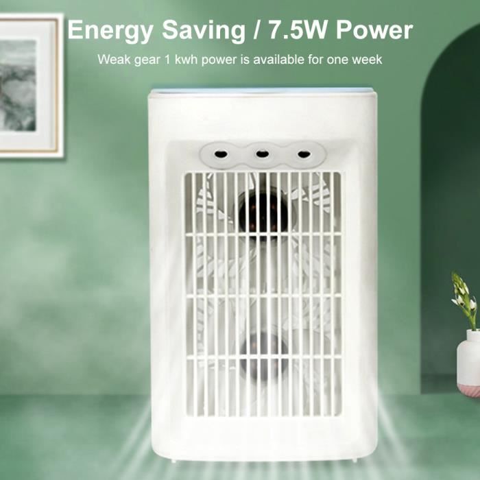 Mini Climatiseur Portable Brumisateur Ventilateur 3 Vitesses - Rafraîchissement USB