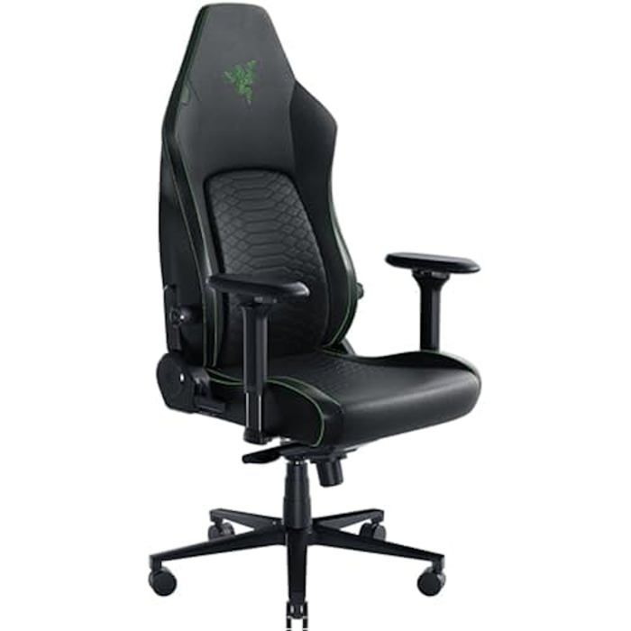 Chaise de Jeu Razer Iskur V2 - Cuir synthétique de qualité EPU - Support Lombaire Adaptatif - Accoudoirs 4D Chaise de Jeu Razer Iskur V2 - Cuir synthétique de qualité EPU - Support Lombaire Adaptatif - Accoudoirs 4D