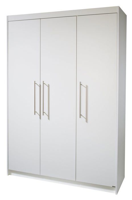 Armoire Bébé 3 Portes Battantes ROBA Maren - Penderie et 6 Étagères - Blanc Armoire Bébé 3 Portes Battantes ROBA Maren - Penderie et 6 Étagères - Blanc