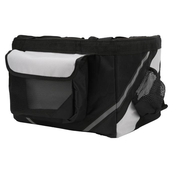 Panier Avant Vélo Enfant ONETOALL – Avec Peluche Amovible, étanche, Fixations Stables, Bandes Réfléchissantes, Pour Trottinette Et Tricycle