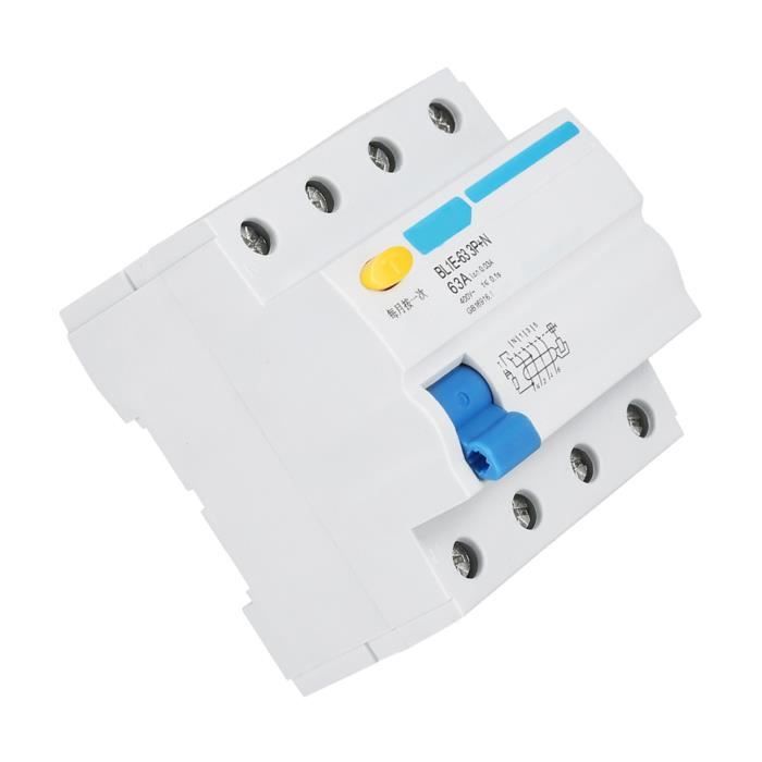 Disjoncteur Différentiel RCCB 32A 230V 1P+N 30mA - Protection Complète Fuites, Surcharges & Courts-Circuits