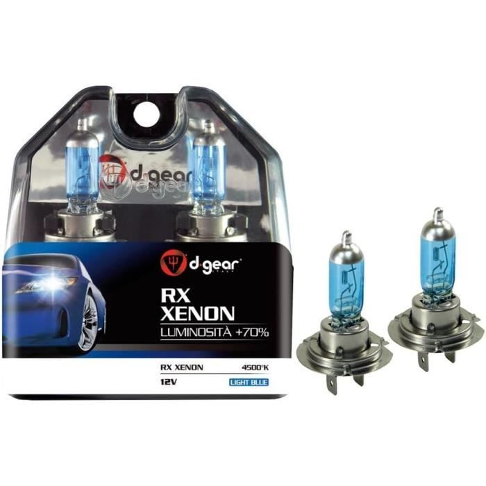 Ampoules H7 Halogène Xenon Look 55W Super White 8500K - Pour Audi Q3, Homologuées, Lot De 2
