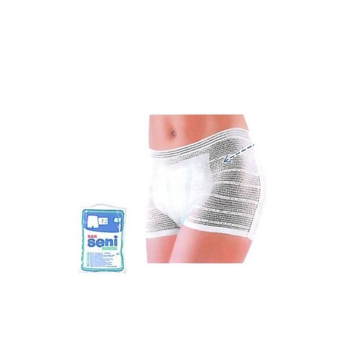 Slips filets pour maintien d'une protection anatomique SENI San