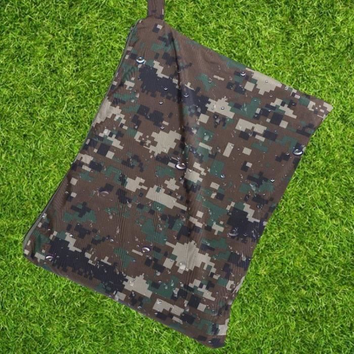 Poncho Imperméable M-Tac® Militaire Armée - Capuche, Ripstop, Randonnée Camping - Neuf