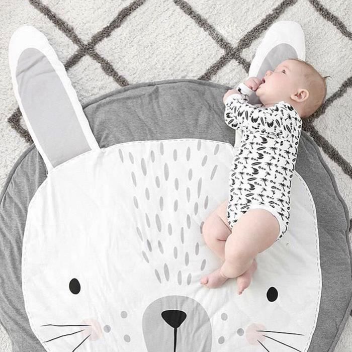 T4w Enfants De Dessin Anime Animaux De Coton Ramper Tapis Rond Lapin Achat Vente Tapis Eveil Aire Bebe Soldes Sur Cdiscount Des Le Janvier Cdiscount