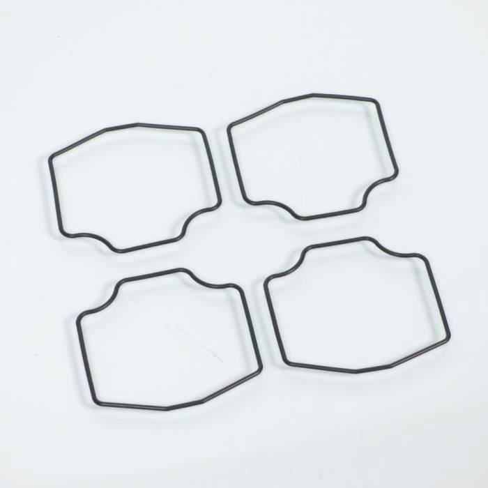 Lot De 5 Joints De Cuve à Flotteur Pour Carburateur Moto - 51x46x1 Mm - Compatible Dellorto FHC/FHCD - En Caoutchouc Noir - 10