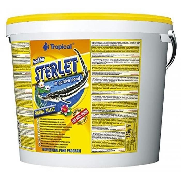 Comparer les prix de Nourriture pour poissons - TROPICAL - Sterlet - Granules multi-ingrédients - 5 L - Haute teneur en protéines