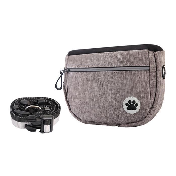 Dog Treat Poche Pet Formation Sac avec Ceinture pour les Petites et Grandes Chiens pour Animaux de Compagnie Chien Traiter Sac