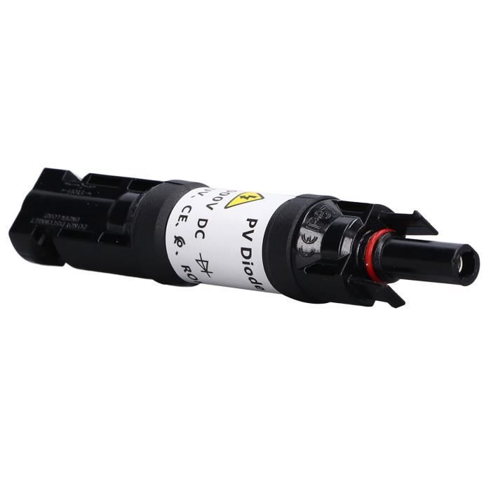 Connecteur Solaire étanche IP67 20A 1000V DC - Mâle/femelle Pour Panneau Photovoltaïque, Diode, Câblage Extérieur