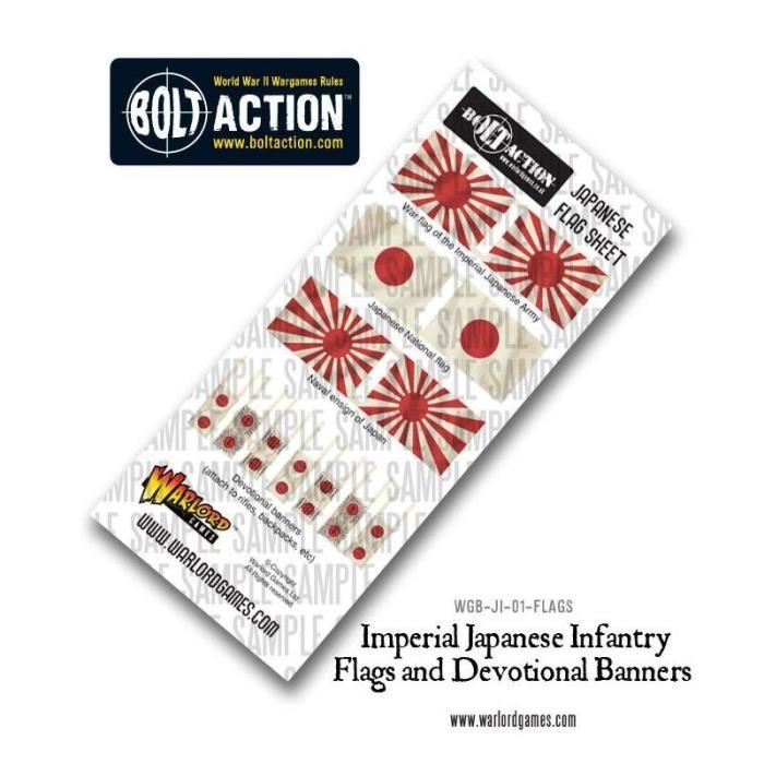 Warlord Games Imperial Japanese HQ Miniatures – 5 Figuren Set, 1/56 Scale, 28mm Tabletop, Unbemalt & Bausatz