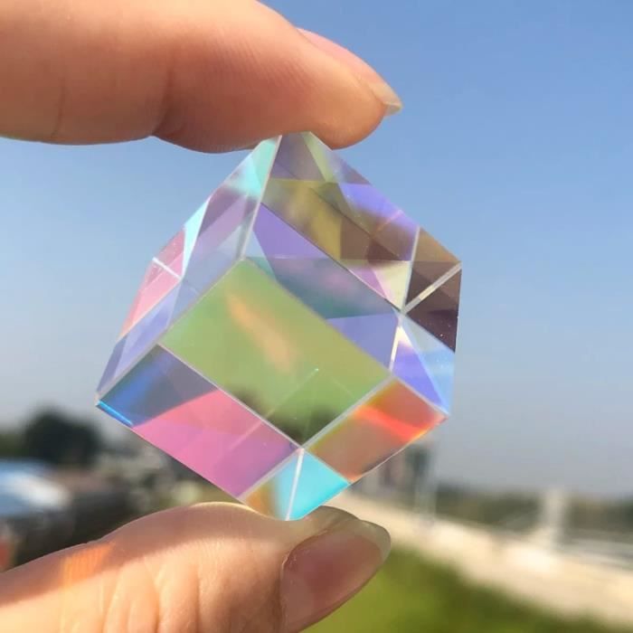 Prisme optique Bright Cube à 6 côtés, Rainbow Maker-2.5cm - Cdiscount ...