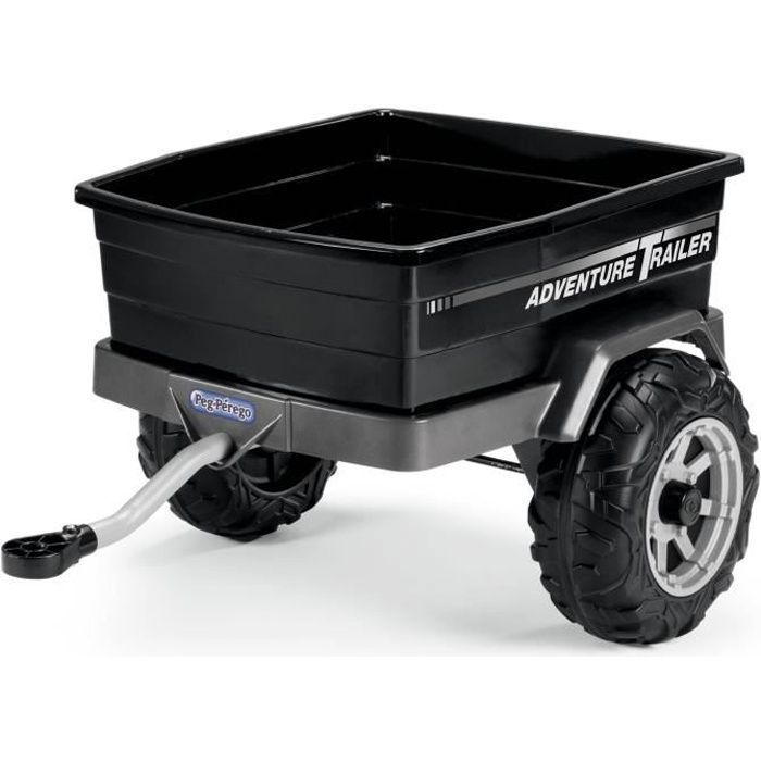 Remorque pour Gaucho Rock'In - PEG PEREGO - Transporte jusqu'à 30 kg - Mixte - Noir