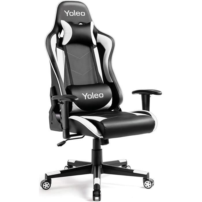 Andyou Chaise Gaming Ergonomique Gris – Repose-Pieds, Coussin Lombaire & Cervical Réglables, 150 Kg Fauteuil Bureau Andyou Chaise Gaming Ergonomique Gris – Repose-Pieds, Coussin Lombaire & Cervical Réglables, 150 Kg Fauteuil Bureau