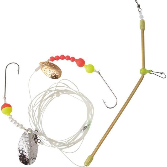 Ragot Bas DE Ligne MER RAGLOU - Nacré Assorti, Ligne de 4 hameçons, 50