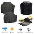 Taille Round 71x56cm Housse de protection pour barbecue, imperméable, Anti-soleil, pour Weber, accessoires ronds et rectangulaires-1