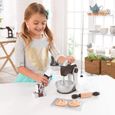 Dinette ensemble pâtisserie KIDKRAFT - espresso - En bois - Pour enfant à partir de 3 ans-1