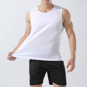 Lot De 3 Débardeurs Homme Coton Côtelé Fin - Noir, Blanc, Gris Chiné, Tailles M à 3XL, Confortables - 9