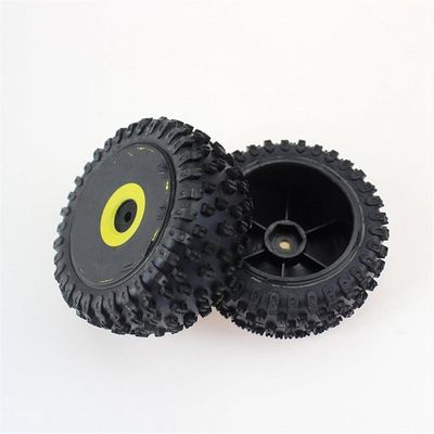 Dilwe Jeu de Pneus de Voiture RC, 140mm, 1/8 Télécommande Universel