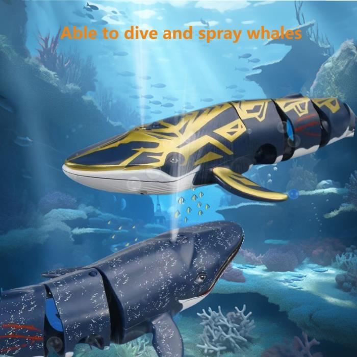 Bateau rapide requin RC 2.4G télécommandé requin j... – Grandado