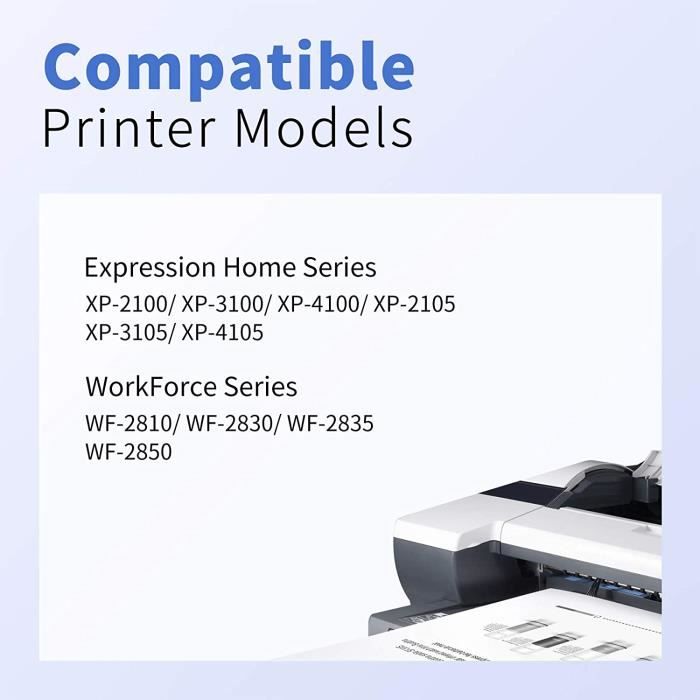Cartouche d'encre compatible 301 P2KH301B/CL Noir et couleurs (P2KH301B/CL)  - Toner Services