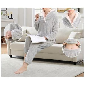 Pyjama Combi-short En Polaire Pilou Pilou Pour Femme - Bleu, Taille S, Neuf Avec étiquettes