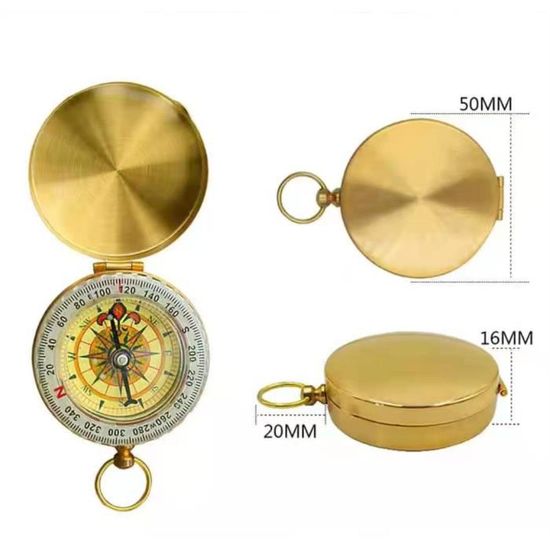 BOUSSOLE DE POCHE en laiton Nautique Marine Mini Boussole 20 mm Lot de