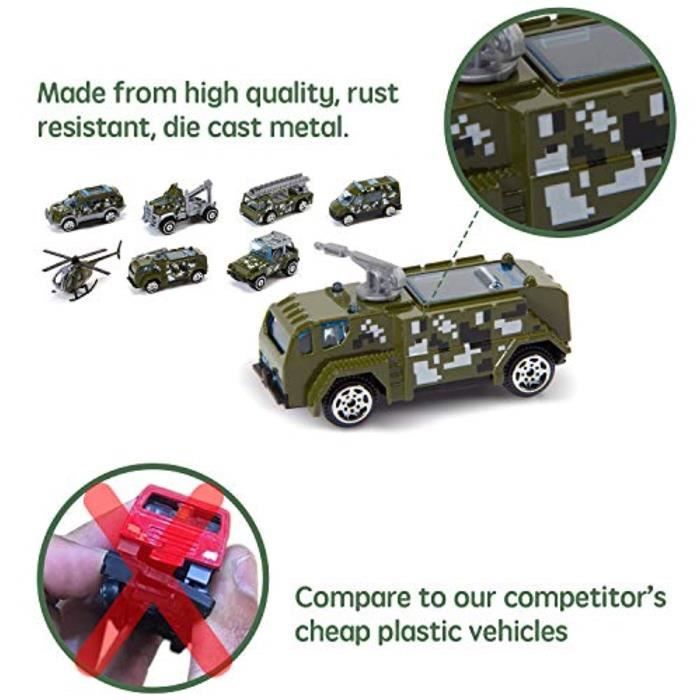 Vehicules militaires miniatures metal top